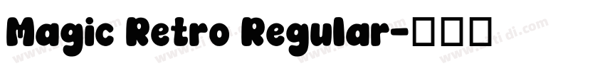 Magic Retro Regular字体转换